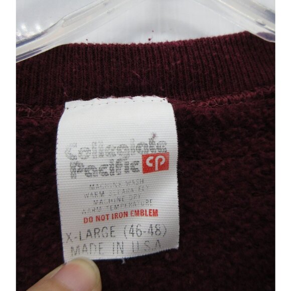 VINTAGE Cornell University Big Sweatshirt XL Collegiate Pacific 70s 80s - Picture 9 of 11
